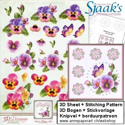 Sjaak's Stickvorlage CO-2016-008 & 3D Bogen APA3D007 - zum Schließen ins Bild klicken