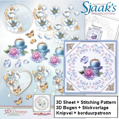 Sjaak's Stickvorlage CO-2017-010 & 3D Bogen APA3D013