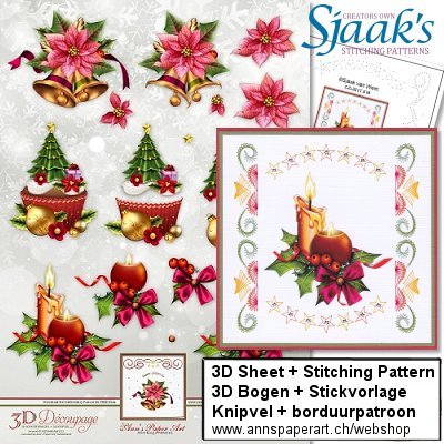 Sjaak's Stickvorlage CO-2017-018 & 3D Bogen APA3D003 - zum Schließen ins Bild klicken