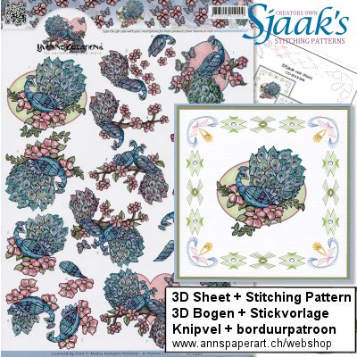 Sjaak's Stickvorlage CO-2018-044 + 3D Bogen CD10388