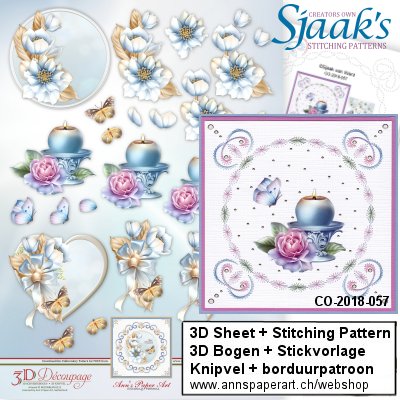 Sjaak's Stickvorlage CO-2018-057 & 3D Bogen APA3D013