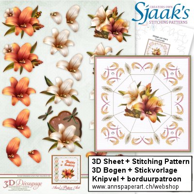 Sjaak's Stitching pattern CO-2018-064 & 3D Sheet APA3D018