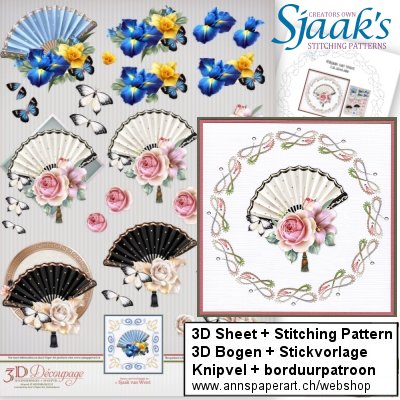 Sjaak's Stickvorlage CO-2018-069 & 3D Bogen APA3D026 - zum Schließen ins Bild klicken