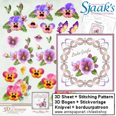 Sjaak's Stickvorlage CO-2018-085 & 3D Bogen APA3D007