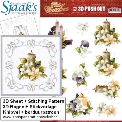 Sjaak's Stickvorlage CO-2020-159 & 3D Bogen CD11502 - zum Schließen ins Bild klicken
