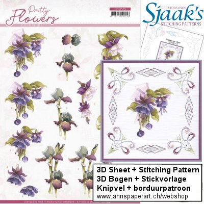 Sjaak's Stickvorlage CO-2020-178 & 3D Bogen CD11579