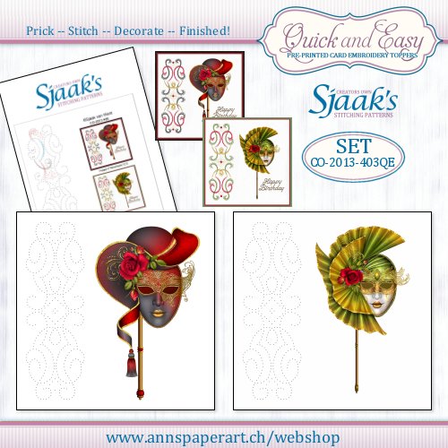 Sjaak's Stitching pattern CO-2013-406 Quick & Easy SET