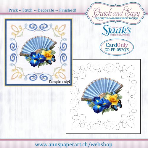Sjaak's Stitching pattern CO-FP-052 Quick & Easy CARD ONLY
