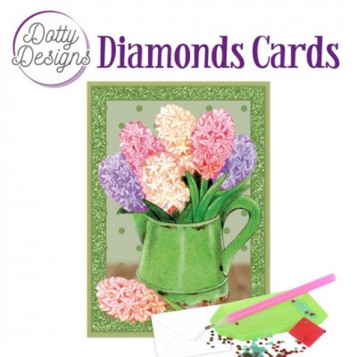 Dotty Designs Diamond Cards - Hyacinths A6