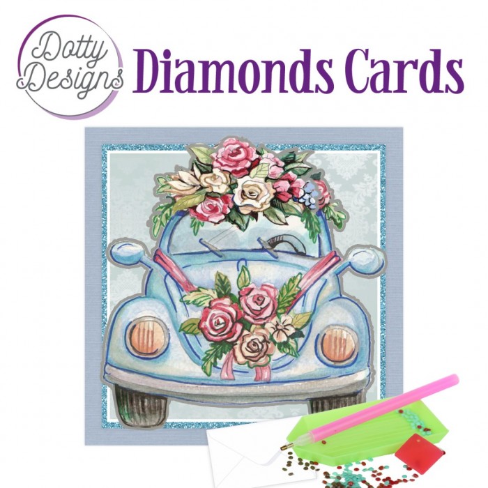 Dotty Designs Diamond Cards - Wedding Car 4K