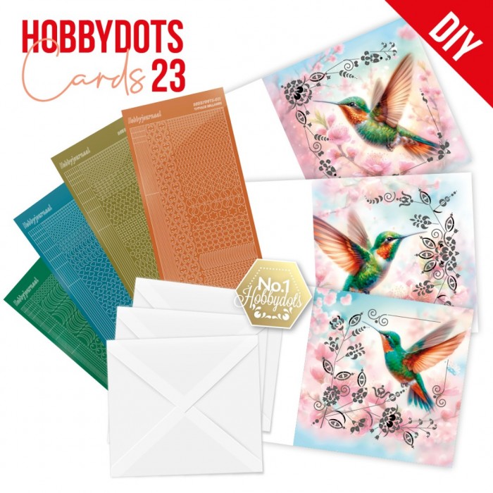 Dot and Do Cards Hummingbirds Set 23 - (Nur auf Vorbestellung)