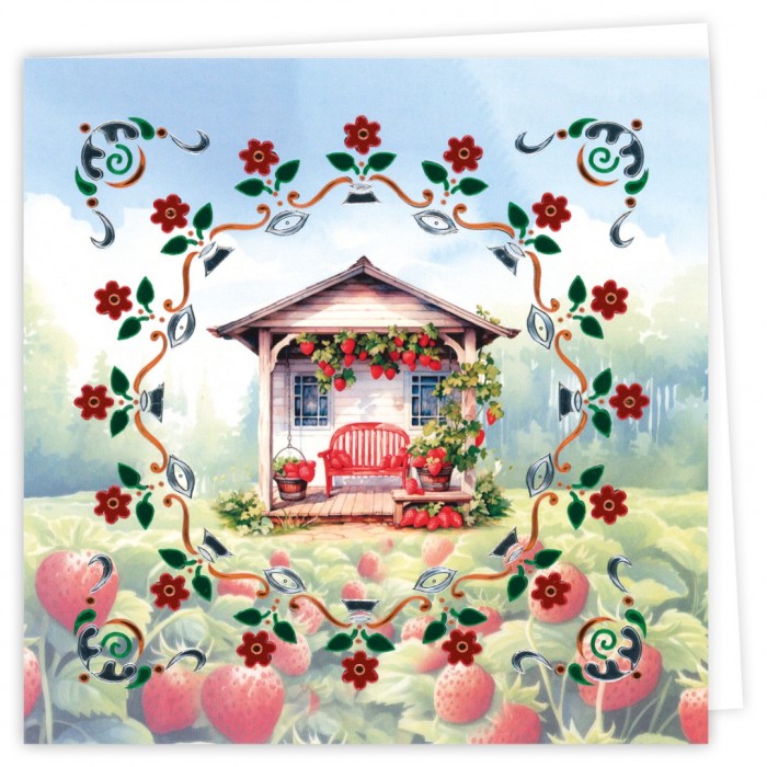 Dot and Do Cards 24 Strawberries Set 24 - (Nur auf Vorbestellung