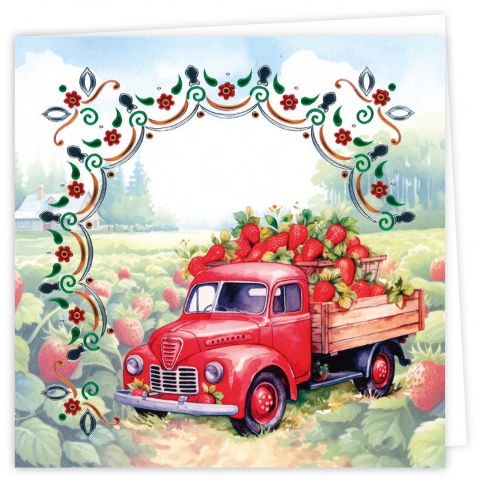 Dot and Do Cards 24 Strawberries Set 24 - (Nur auf Vorbestellung