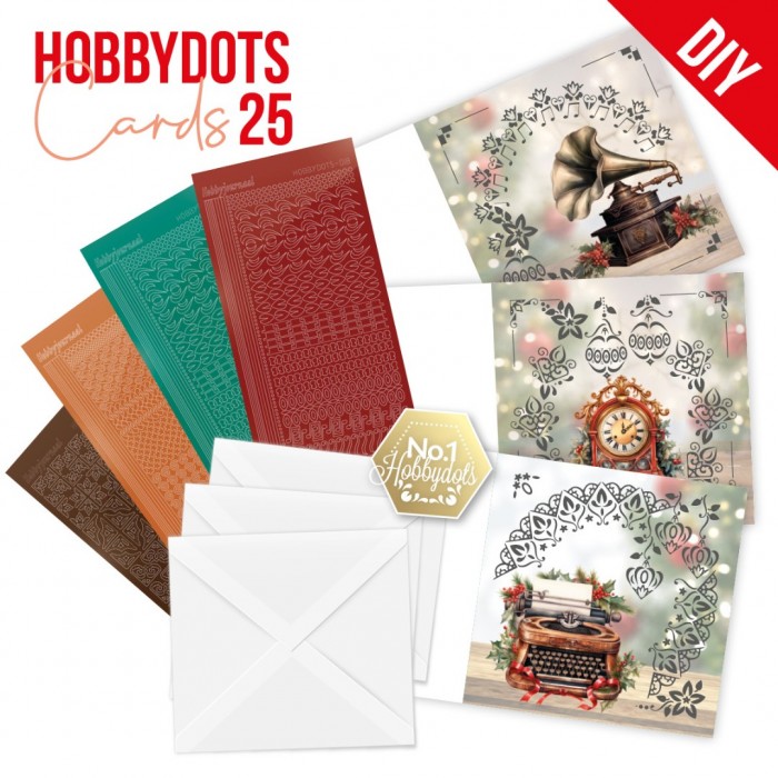Dot and Do Vorbedruckte Karten Set 25 - Timeless Christmas