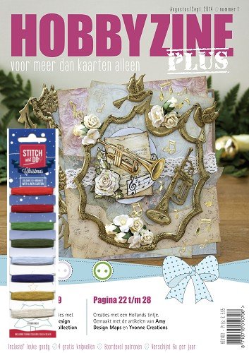 Hobbyzine Plus 01 + Stitching Garn Card