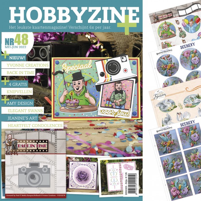 Hobbyzine Plus 48 + Schneideschablone - zum Schließen ins Bild klicken