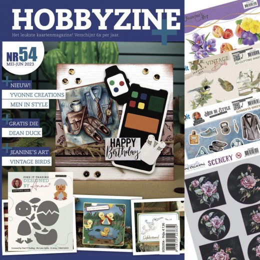 Hobbyzine Plus 54 + Scheideschablone - zum Schließen ins Bild klicken