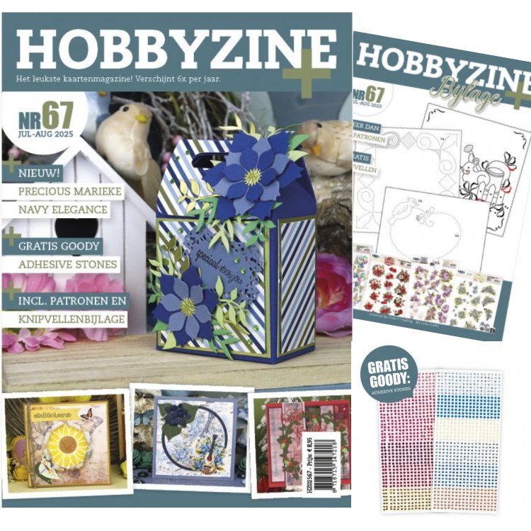 Hobbyzine 66 + Vorlagen Heft + Adhesive Stones