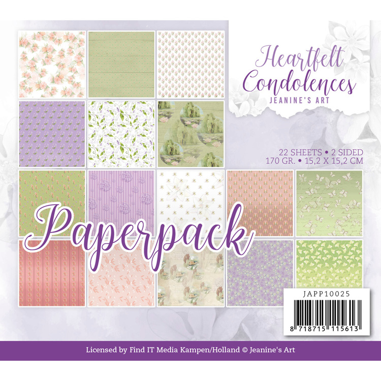 Paperpack - Jeanine's Art - Heartfelt Condolences