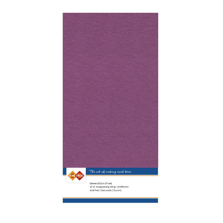 Linen cardstock 56 Azalea Pink (5 Sheet 13.5 x 27cm) - Click Image to Close