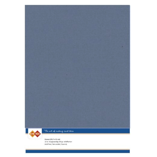 Linen cardstock - A4 - 63 Stone (New Colour) (5x A4 Sheets)