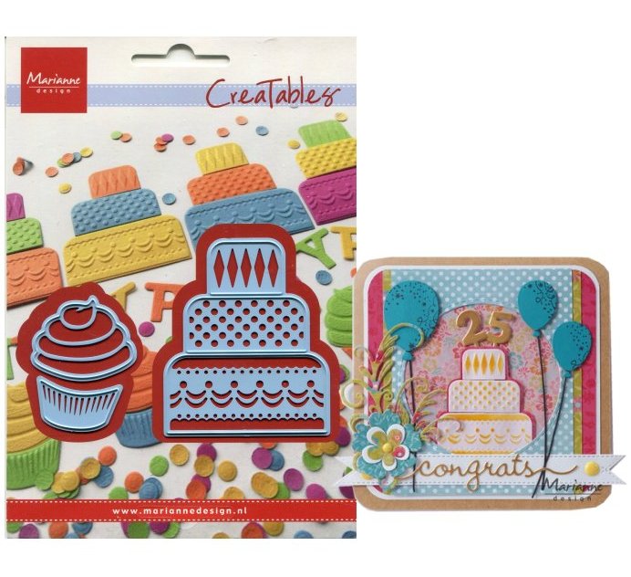 MD Creatables stencil mini cake & cupcake lr0341