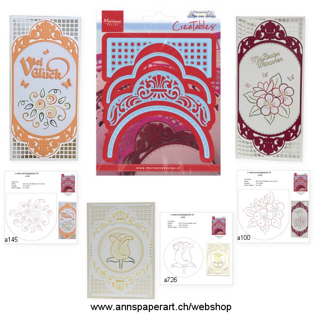 MD LR0751 Cutting Die SET with 3 FREE stitching patterns - Click Image to Close