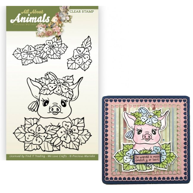 Clear Stamps - Pig (Pre-Order Only)