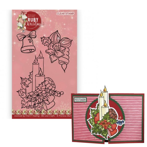 Clear Stamps Christmas Candles PMCS10053 (Nur auf Vorbestellung)