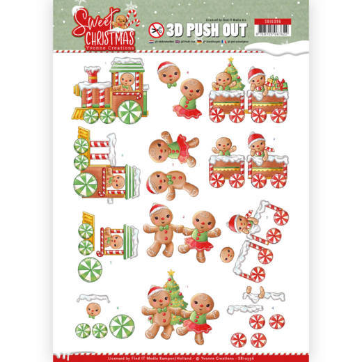 3D Pushout - Yvonne Creations - Sweet Cookies SB10396 - zum Schließen ins Bild klicken