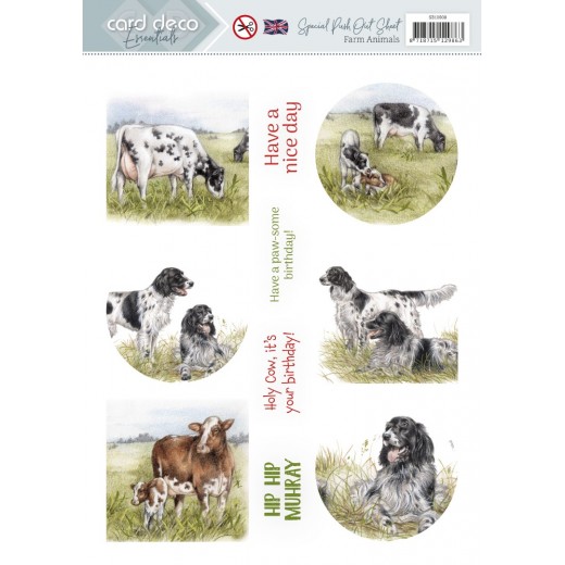 Stanzbogen - Farm Animals - English SB10808