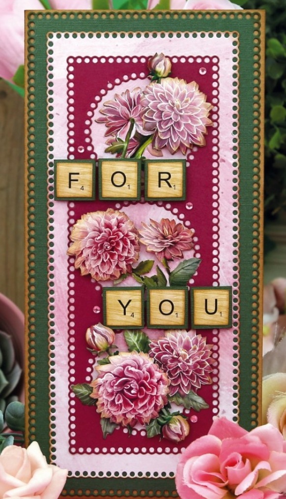 3D Stanzbogen Amy Creations - Dahlia SB10898
