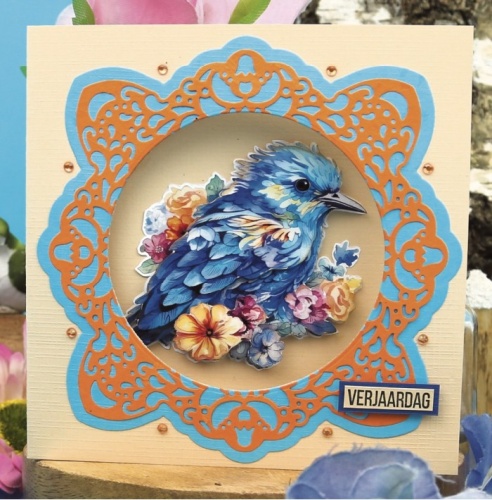 3D Die Cut Sheet Berries Beauties - Blue Bird SB10901