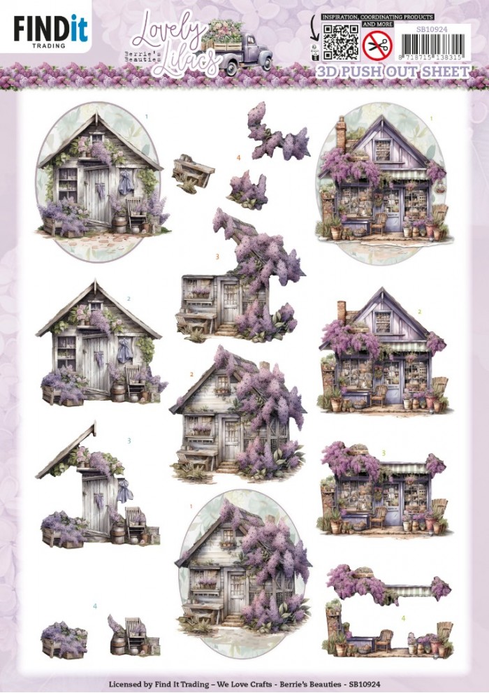 3D Stanzbogen Berries Beauties - Lovely Houses SB10924 - zum Schließen ins Bild klicken