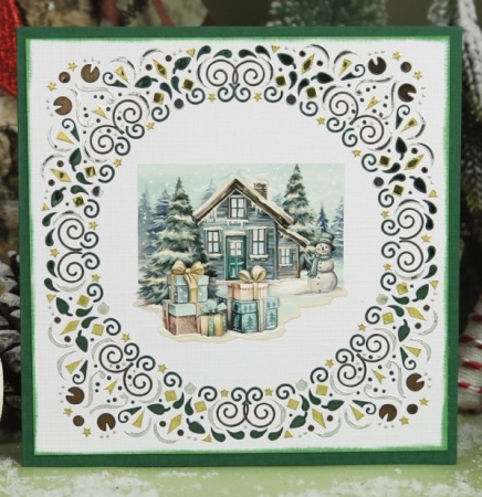 3D Die Cut Sheet Amy Design - Christmas Village SB10944 - Click Image to Close