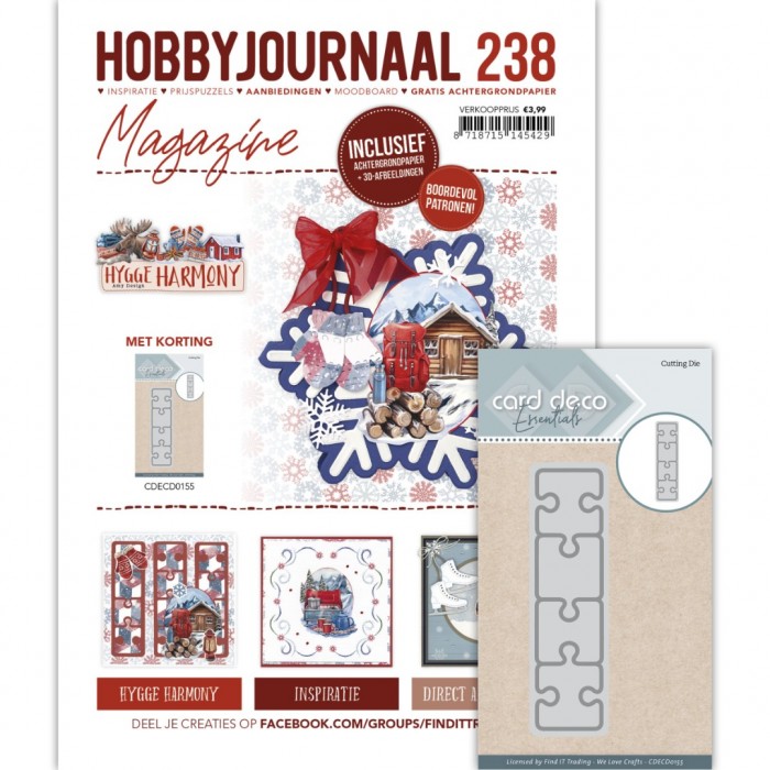 Hobbyjournaal Magazine 238 SET + Stanzschablone CDECD0155