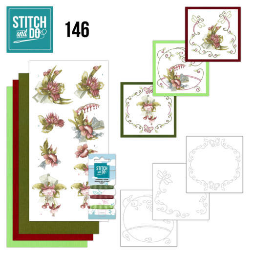 Stitch and Do 146 - Red Flowers