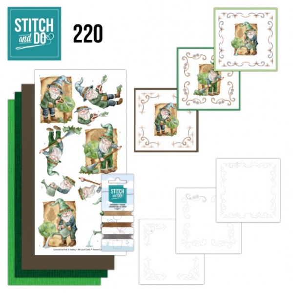 Stitch and Do 220 - Garden Gnomes - zum Schließen ins Bild klicken