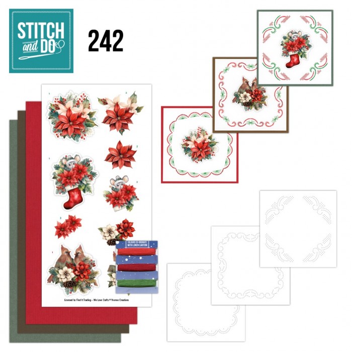 Stitch and Do 242 - Floral Christmas
