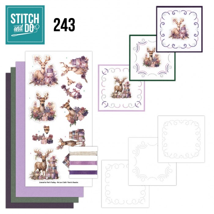 Stitch and Do 243 - Pastel Purple Christmas
