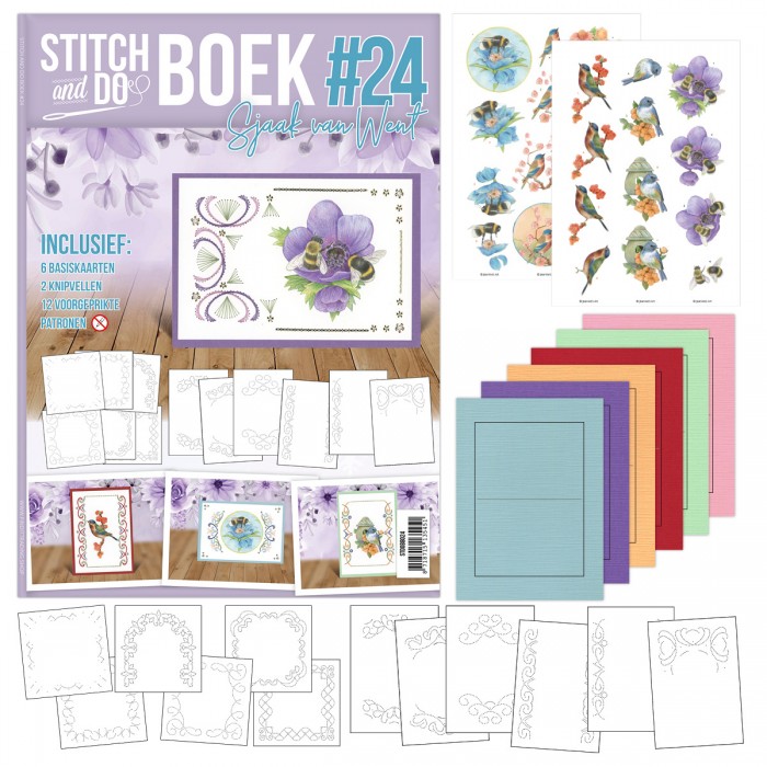 Stitch and Do Buch 24 - mit Vorlagen durch Sjaak
