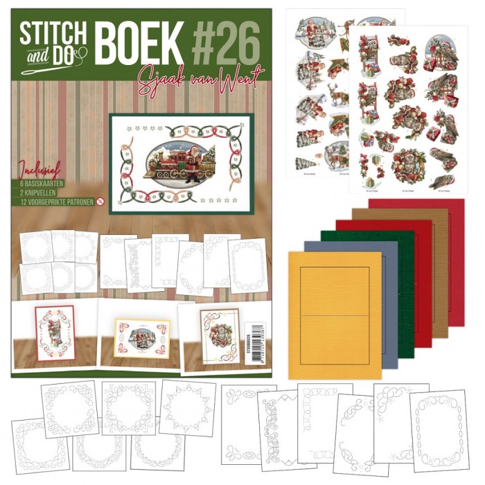 Stitch and Do Buch 26 - mit Stickvorlagen durch Sjaak - zum Schließen ins Bild klicken