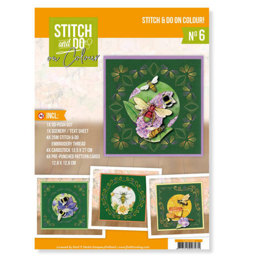 Stitch and Do on Colour 6 - Jeanine's Art - Humming Bees