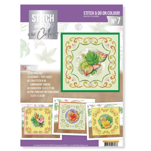 Stitch and Do on Colour 7 - Exotic Flowers - zum Schließen ins Bild klicken