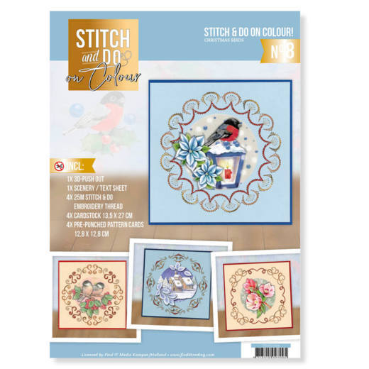 Stitch and Do on Colour 8 - Christmas Birds