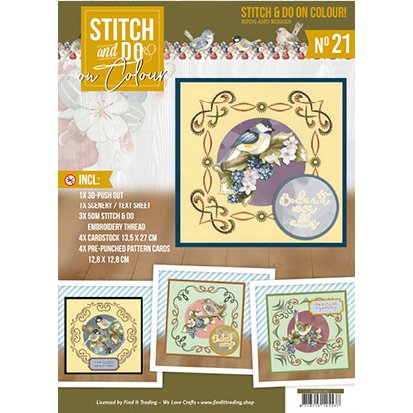 Stitch and Do on Colour 21 - Birds and Berrie