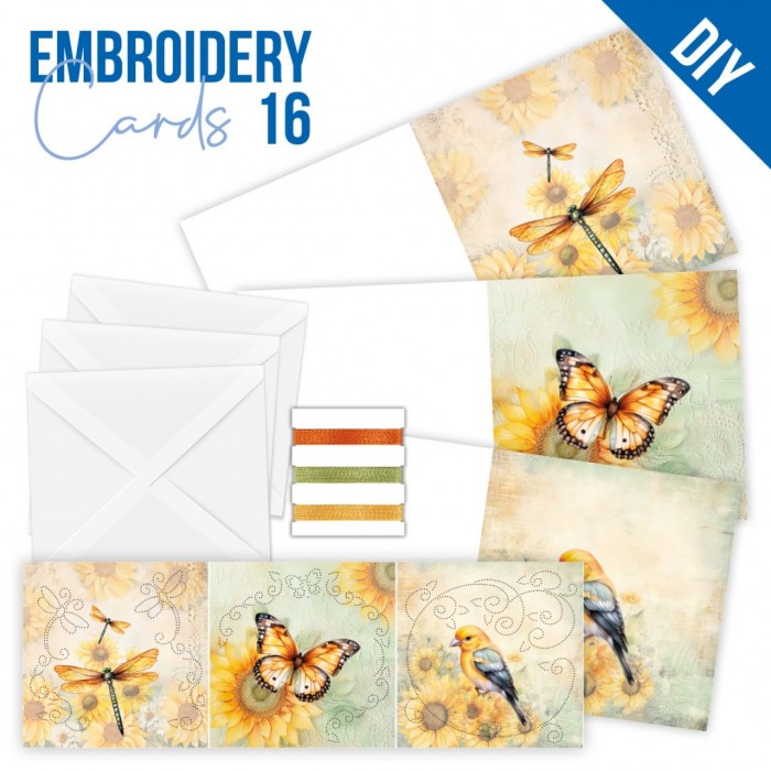 Stitch and Do Cards 16 - Blooming Sun (Nur auf Vorbestellung)