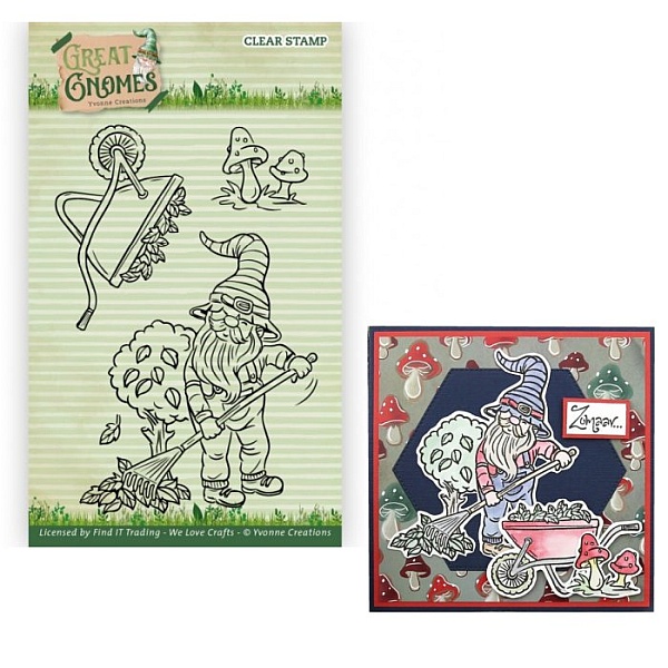 Clear Stamps - Gardening Gnome YCCS10082