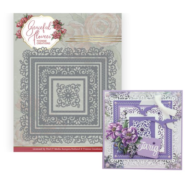 Yvonne Creations Die - Graceful Borders YCD10260