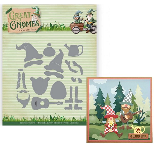 Yvonne Creations Cutting Die - Gnome Couple YCD10351